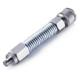 Flexible Stainless Steel Spring Adapter KlicLok - Silver