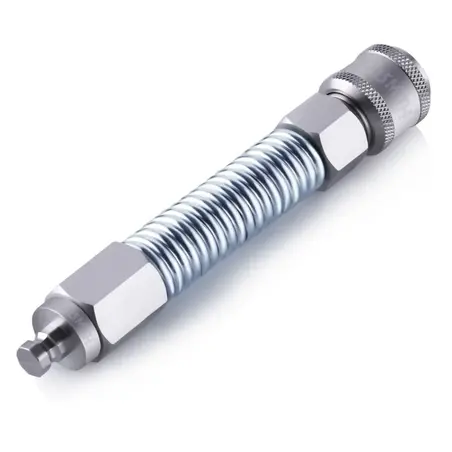 Flexible Stainless Steel Spring Adapter KlicLok - Silver