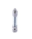 Adaptador de resorte flexible de acero inoxidable KlicLok - Plata Adaptador de resorte flexible de acero inoxidable KlicLok - Plata