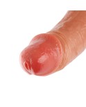 Realistischer Dildo Curved Beige Aufsatz 23 cm KlicLok