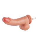 Gode réaliste Curved Beige Attachment 23 cm KlicLok Gode réaliste Curved Beige Attachment 23 cm KlicLok
